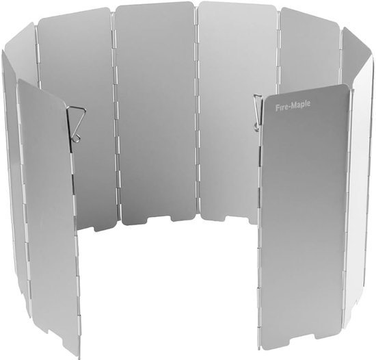 Thijox - Opvouwbare Camping Kachel Gasfornuis Voorruit - 10 Platen - Ideaal voor Camping, Picknick, Backpacken, Koken - Lichtgewicht en Draagbaar