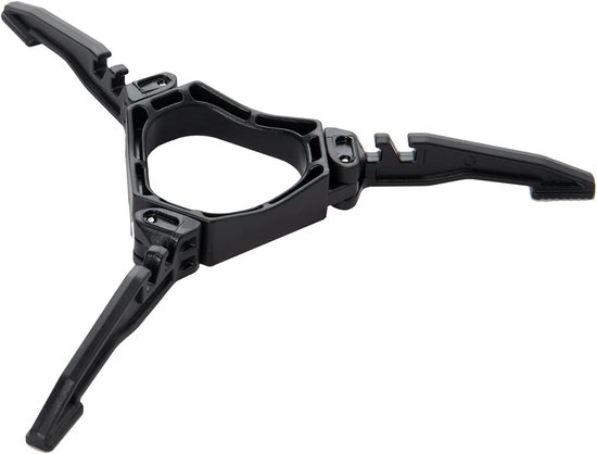 Thijox - Opvouwbare Gasbusstandaard - Brandstoftankhouder en Statief voor Gasfles - Ideaal voor Kamperen, Picknicken en Bikepacking - Zwart, Stevig en