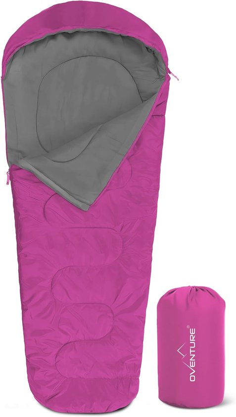 Thijox - Oventure SleepPlus Mummyslaapzak 230x80 cm | Warm en Comfortabel | 100% Pongee Polyester | Comfort Temperatuur 5°C - 8°C | Waterafstotend | P