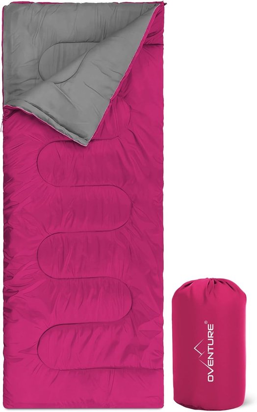 Thijox - Oventure SleepPlus Slaapzak 190x80 cm | 100% Pongee Polyester | Waterafstotend | Lichtgewicht | Ideaal voor Kamperen, Festivals en Reizen