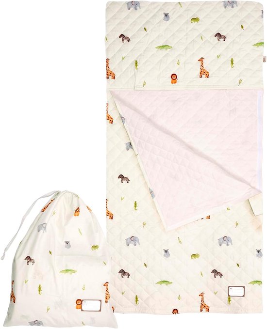 Thijox - Slaapzak Kinderen 3-7 Jaar van Biologisch Katoen - Kinderslaapzak voor Kleuterschool, Reizen, Camping, Logeerpartijtjes - TOG 1.5, 140x70 cm