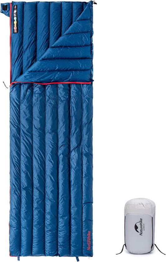 Thijox - Ultralichte Donzen Slaapzak 800 Vulkracht, 4 Seizoenen Compact Lichtgewicht Envelop voor Volwassenen, Wandelen, Kamperen, Backpacken