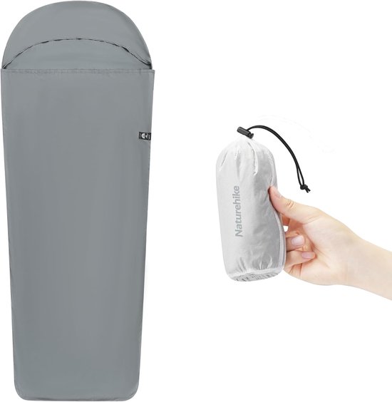 Thijox - Ultralichte Slaapzak Liner 128g Reisdeken voor Backpacken, Hostels, Kamperen - Klein Opgevouwen Formaat, Ideaal voor Rugzakreizen
