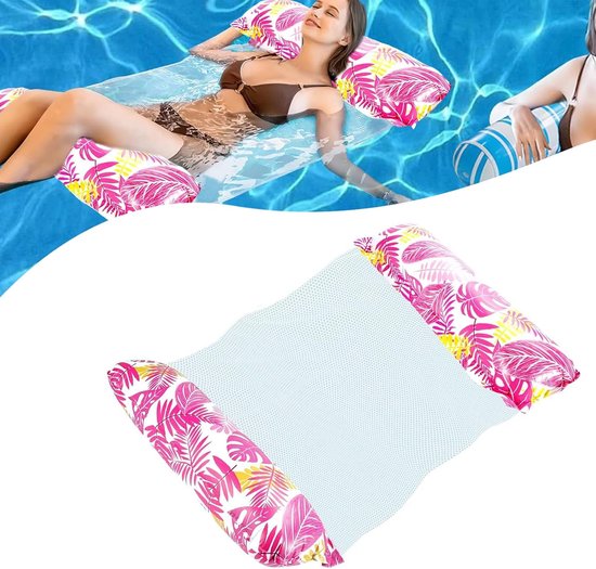Thijox - Waterhangmat voor Volwassenen - 127 x 70 cm - Opblaasbare Zwembadmat - Multifunctionele Zwemstoel voor Strand, Meer en Vakantie - Koel en Ont