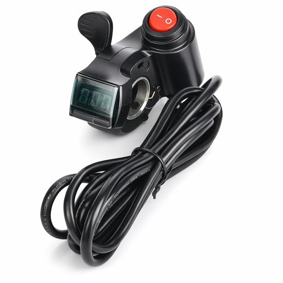 Throttle Elektrische Fiets Scooter Thumb Throttle LED Display Voltmeter Elektrische Scooter Schakelaar voor Elektrisch Voertuig