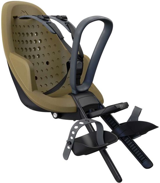 Thule Yepp 2 mini - fietsstoeltje - voorzitje - Nutria Green van Thule