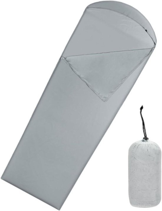 Thuys - Slaapzakvoering Katoen 210x80cm - Lichtgewicht - Hygiënisch en Compact - voor Kamperen - Hotels en Backpacken