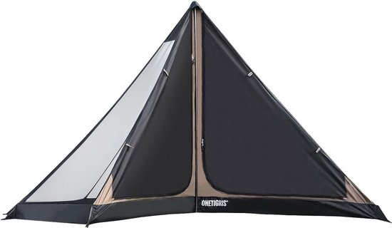 Tipi Tent voor 2-4 Personen met Stove Jack - Vier Seizoenen Outdoor Camping Tent van Merkloos