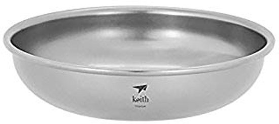Titanium Camping Servies - Ultralichte Borden en Kommen voor Buitengebruik