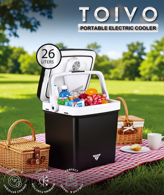 Toivo Elektrische Koelbox - 26 Liter van Merkloos