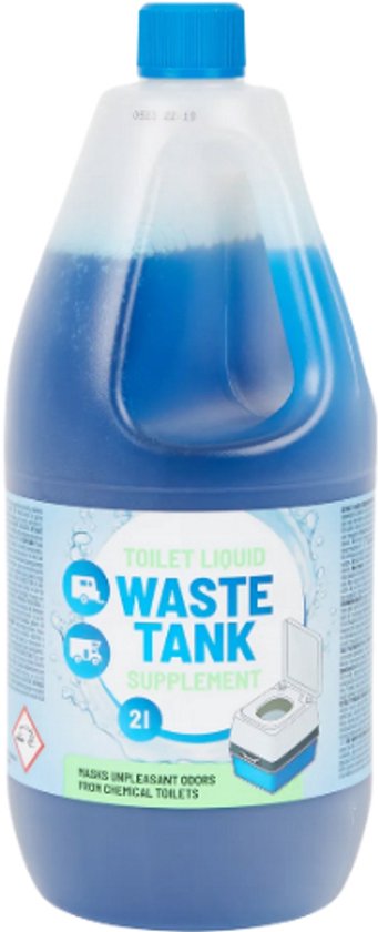 Tomassio Chemisch toilet vloeistof - voor caravan - 2 liter van Merkloos