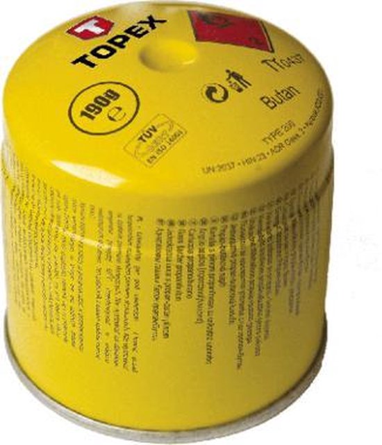 TOPEX Butaan/Propaan Gaspotje van Merkloos
