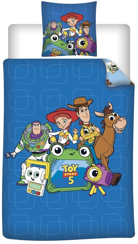 Toy Story Dekbedovertrek - Eenpersoons - 140 x 200 cm - 65 x 65 cm - Polycotton