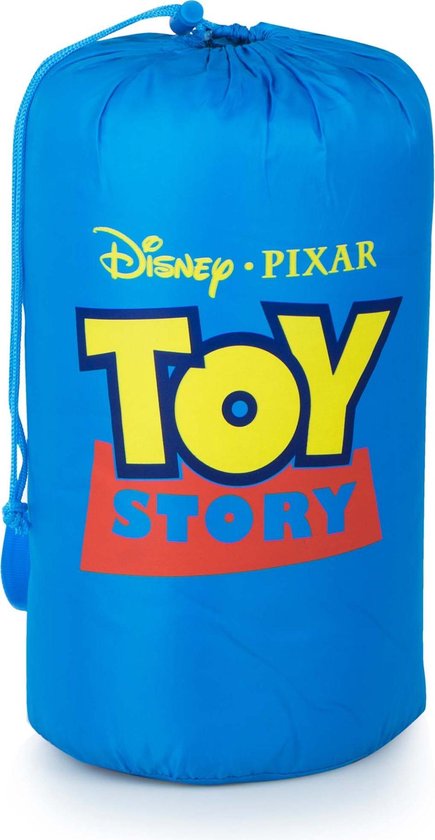 Toy Story Pixar Slaapzak Eenpersoons + Stijlvolle Opberghoes (175x70 cm) 100% Polyester van Merkloos
