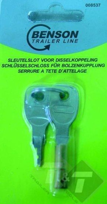 Trailer and Tools Disselslot - Set Van 2 Sleutels van T