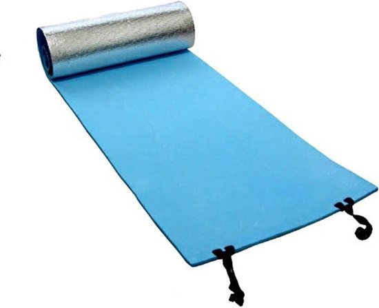 Trainingsmat - Fitnessmat Campingmat - Buiten Sporten - Waterdicht Schuimkussen - 180cm x 50cm - Grijs
