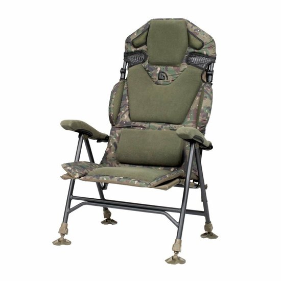 Trakker Levelite Longback Recliner Camo van Merkloos