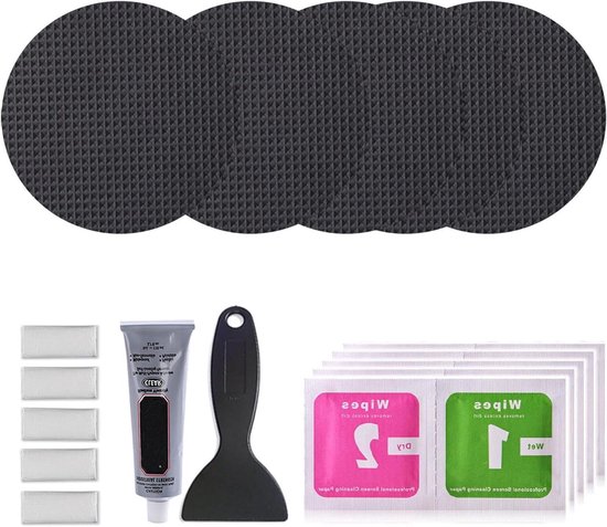 Trampoline Reparatie Kit - Matten Reparatie Set - Trampoline Onderhoud - Industriële Lijm - 20 x 15 x 3 cm van Merkloos