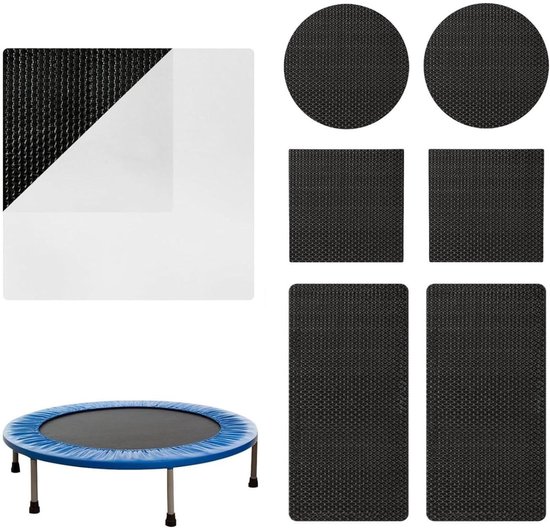 Trampoline Reparatie Set - Trampoline Patch Kit - Trampoline Onderhoud - Zelfklevend en Waterdicht - 3 Maten - Meerkleurig van Merkloos