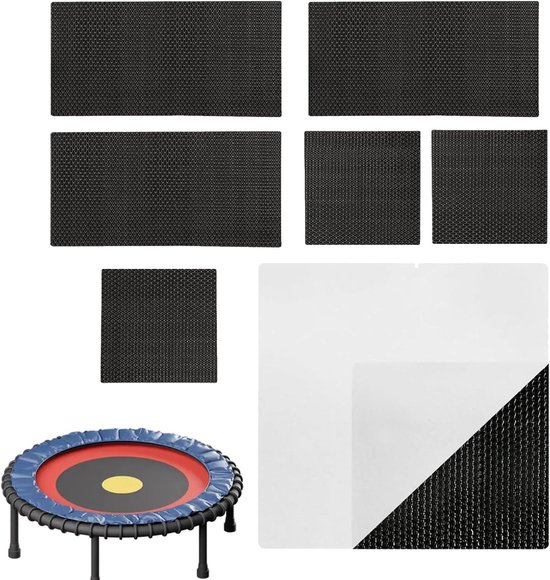 Trampoline reparatieset - Mat reparatie - Buiten sporten - Zelfklevend weerbestendig - 6-delig - A