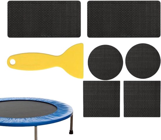 Trampoline reparatieset - Mat reparatie - Outdoor activiteiten - Waterdichte tape - 7 stuks - Meerkleurig