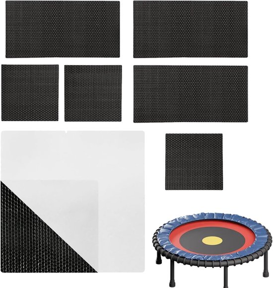 Trampoline reparatieset - Patch kit - Trampoline onderhoud - Gereedschapsloze reparatie - 20 cm - Transparant