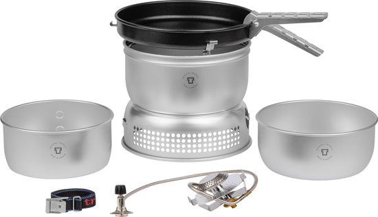 Trangia 25-3 UL Ultra-lichtgewicht spiritus campingkookset 22 x 10,5 cm van Merkloos