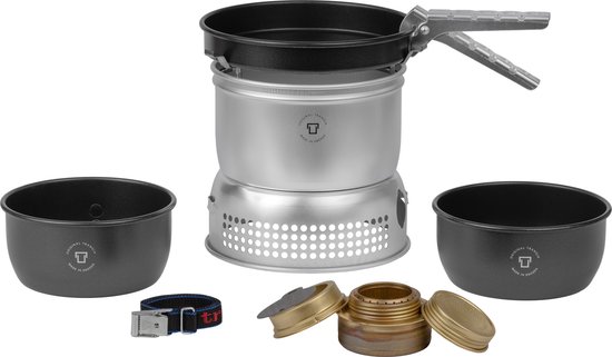 Trangia 27-5 UL Ultra-lichtgewicht spiritus campingkookset 18,5 x 10 cm van Merkloos