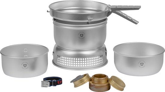 Trangia Stove 25-1 UL Ultra-lichtgewicht spiritus campingkookset 22 x 10,5 cm van Merkloos