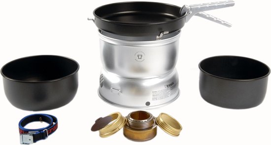 Trangia Stove 25-5 UL Ultra-lichtgewicht spiritus campingkookset 22 x 10,5 cm van Merkloos