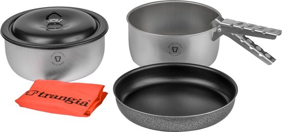 Trangia Tundra III camping pot en pan duosal - 3-delige set