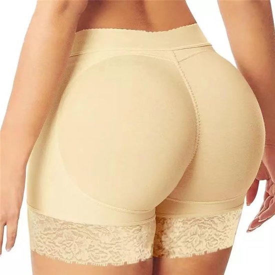 TRANKIELO® - Dames Butt Push-up Onderbroek – Maat M – Butt Lifter – Verdikkende Leggings – beige van TRANKIELO®