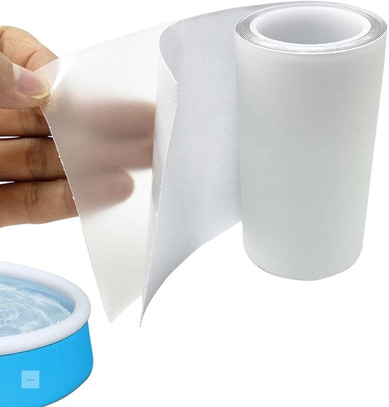 Transparante Zelfklevende Reparatiepatch - 1 m x 15 cm - PVC Waterdichte Folie - Voor Opblaasbare Producten