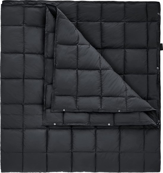 Travel blanket- reisdeken, at 200 x 144 cm campingdeken, warm, winter, waterafstotend, met donsvulling voor thuis, vliegtuigenreizen, camping,