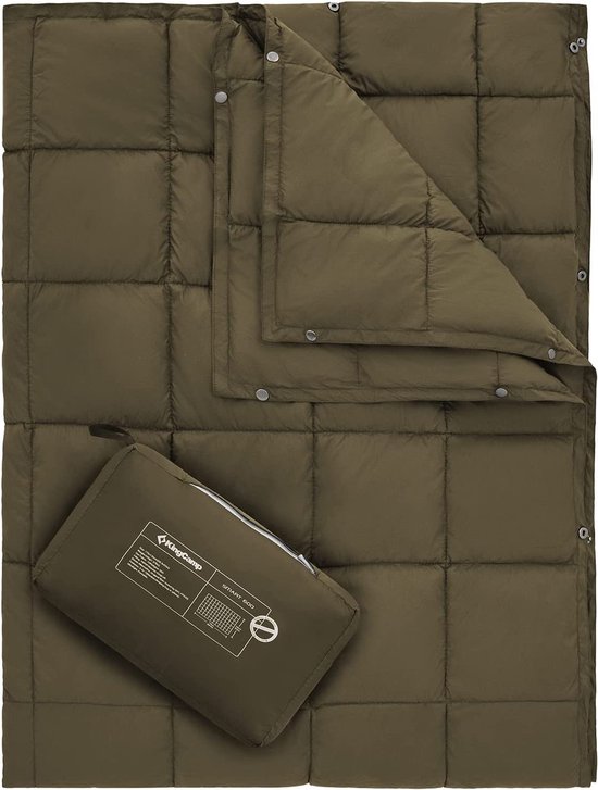 Travel blanket- reisdeken, campingdeken, warm, winter, waterafstotend, met donsvulling voor thuis, vliegtuigenreizen, camping, van T