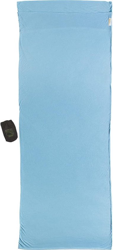 Travel Sheet - Slaapzak Voering - Kamperen en Hiken - Insecten Wering - 218 x 90 cm - Blauw
