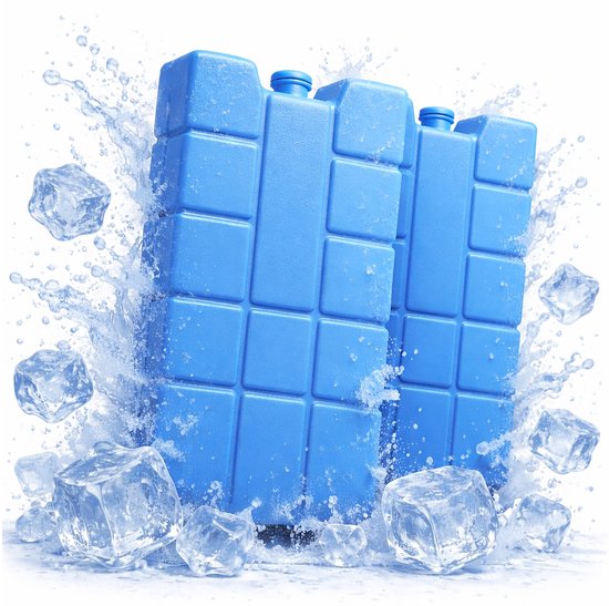 Travelhawk Koelelementen - Voor koelbox & Koeltas - 2 Stuks - 200 ml - Blauw van Travelhawk