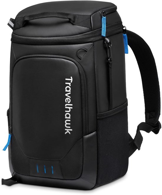 Travelhawk koelrugzak - Koeltas - Lunchtas - Koelrugzak - Picknicktas - Koelrugtas - Backpack - 21 Liter - Zwart van Merkloos