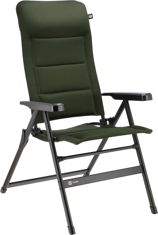 Travellife Barletta Standenstoel Comfort L Groen - In 7 standen verstelbaar - Ventilerende en sneldrogende 2D mesh bekleding - Water- en uv-bestendig
