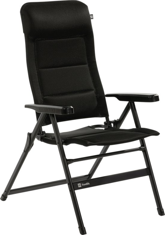 Travellife Barletta Standenstoel Comfort L - In 7 standen verstelbaar - Ventilerende en sneldrogende 2D mesh bekleding - Water- en uv-bestendig van Travellife