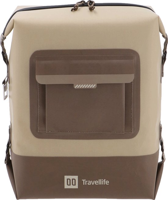 Travellife Freja Koelrugtas 20L Beige - UV- en waterdichte stof - Houdt 6 uur lang koel - Compact opvouwbaar van Merkloos