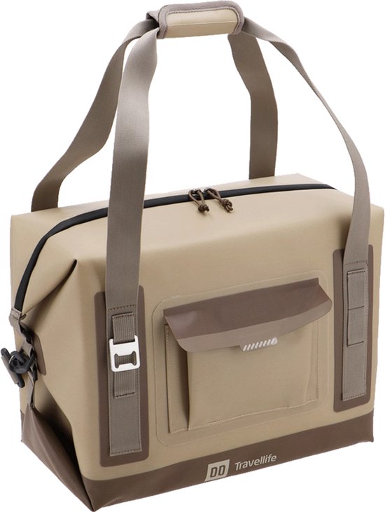 Travellife Freja Koeltas 26L Beige - UV- en waterdichte stof - Houdt 6 uur lang koel - Compact opvouwbaar van Merkloos