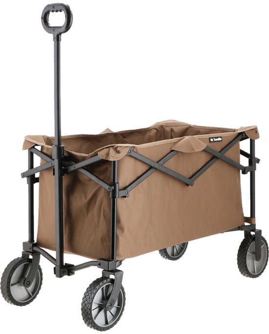 Travellife Idro Bolderkar - Compact en eenvoudig opvouwbaar - 50 kg draagvermogen - Verhoogde zijkanten van Merkloos