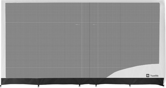 Travellife Isola sun shade voorkant universeel 3,30x1,70m - Geschikt voor o.a. Thule, Fiamma en Dometic luifels