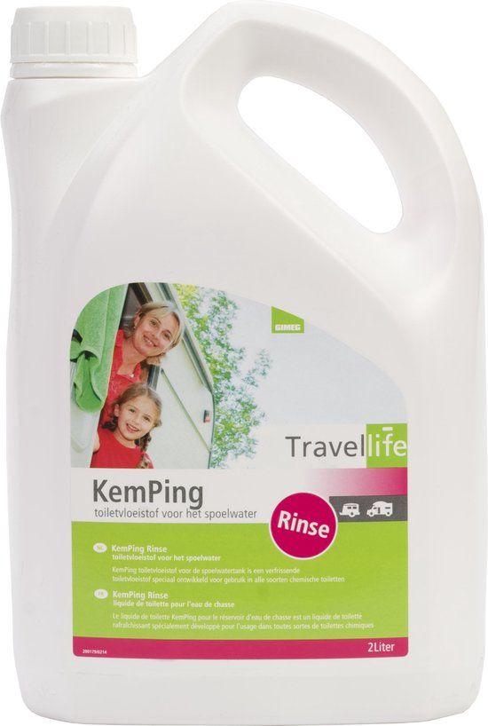 Travellife Kemping Rinse - Toiletvloeistof - 2 Liter van Travellife