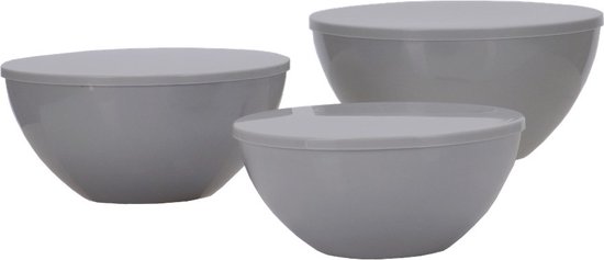Travellife Palma schalen set light grey 6-delig van Travellife
