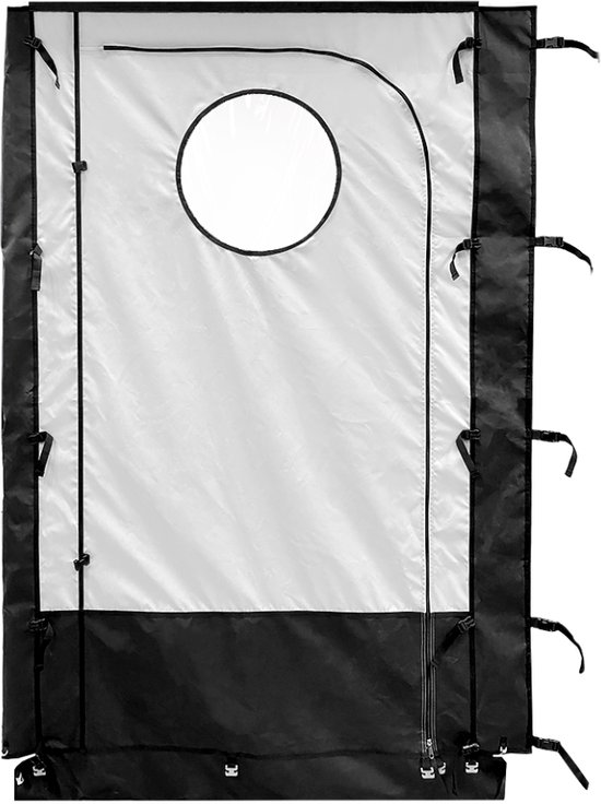 Travellife Scala voorwand deur breedte 1,10-1,44m - Geschikt voor o.a. Thule, Fiamma en Dometic luifels van T