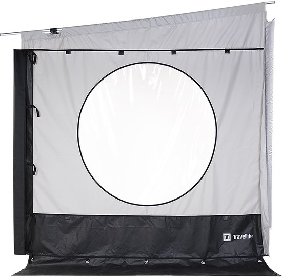 Travellife Scala zijwand XL aanbouwhoogte 2,65-2,84m uitval 2,50m - Geschikt voor o.a. Thule, Fiamma en Dometic luifels van T
