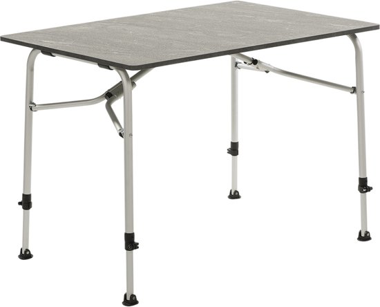 Travellife Sorrento Campingtafel Honeycomb dark grey 100x70 - Kras- en hittebestendig - Extreem lichtgewicht - Inclusief draagtas van Travellife