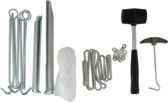 Travellife Tentaccessoireset 34-Delig - Complete basisuitrusting - Inclusief draagetui van Travellife